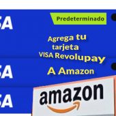 Add your VISA Revolupay card to your Amazon account.